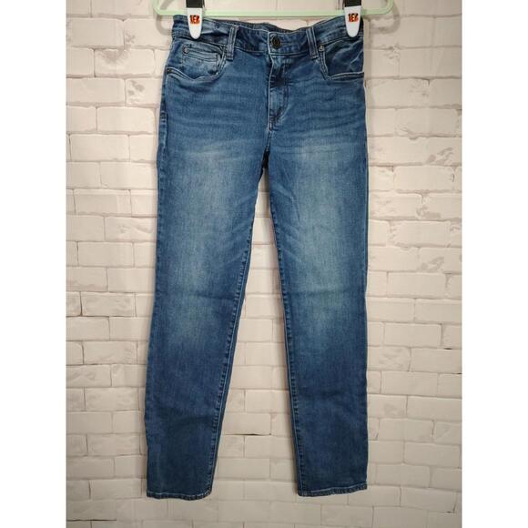 Kut From the Kloth Womens Sz 6 Jeans Katy Blue Denim Faded Boot Cut Stretch - Picture 1 of 7